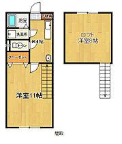 福岡県久留米市田主丸町田主丸343-1（賃貸アパート1K・2階・52.99㎡） その2