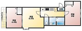 エトランゼ12  ｜ 福岡県久留米市中央町12-6（賃貸マンション2LDK・1階・50.00㎡） その2