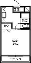 福岡県久留米市野中町414（賃貸アパート1K・2階・25.00㎡） その2