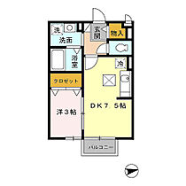 ミカハウスII 105号 ｜ 福岡県久留米市荒木町白口1766-5（賃貸アパート1DK・1階・29.00㎡） その2