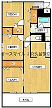 ロックベアーヒルズIII  ｜ 福岡県久留米市三潴町西牟田6452-1（賃貸マンション3LDK・2階・62.96㎡） その2