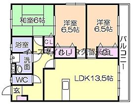 コーポコーワII（こーぽこーわつー） 102号 ｜ 福岡県久留米市瀬下町（賃貸アパート3LDK・1階・73.71㎡） その2