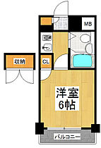 福岡県久留米市原古賀町20-1（賃貸マンション1K・3階・16.50㎡） その2