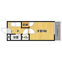 福岡県久留米市上津町2228-516（賃貸アパート1K・2階・20.00㎡） その2