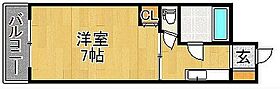 福岡県久留米市高良内町20-1（賃貸マンション1K・3階・21.00㎡） その2