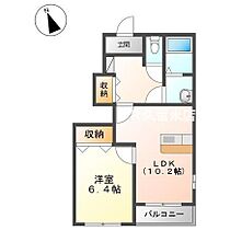 福岡県うきは市浮羽町東隈上13-6（賃貸アパート1LDK・1階・56.20㎡） その2