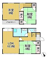 国分町戸建  ｜ 福岡県久留米市国分町1399（賃貸一戸建3LDK・1階・72.87㎡） その2