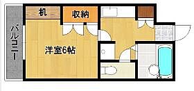 ロックフィル瀬下  ｜ 福岡県久留米市瀬下町181-1（賃貸マンション1K・4階・22.01㎡） その2