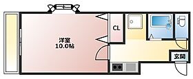 福岡県久留米市東櫛原町1321（賃貸マンション1K・2階・27.00㎡） その2