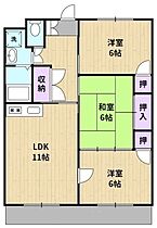 福岡県久留米市東櫛原町958（賃貸マンション3LDK・4階・65.61㎡） その2