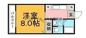 福岡県筑後市大字蔵数513-10（賃貸アパート1K・1階・27.08㎡） その2