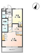 リバティO  ｜ 福岡県三潴郡大木町大字大角140-1（賃貸マンション1LDK・1階・36.00㎡） その2