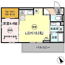 D-room M.K. 103号室 ｜ 福岡県久留米市東合川町7-1-13（賃貸アパート1LDK・1階・37.68㎡） その2