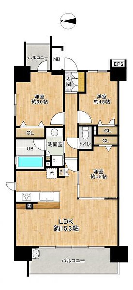 令和2年築!名駅エリアに位置する3LDK マンションのご紹介です!