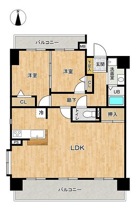 専有面積66.76ｍ2