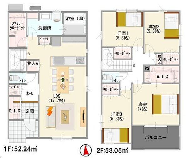 間取りを拡大表示