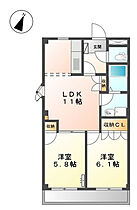 ロジュモ 305 ｜ 静岡県静岡市駿河区大谷３丁目（賃貸マンション2LDK・3階・51.30㎡） その2