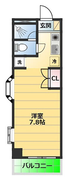 メゾンセレナーテ 301｜静岡県静岡市葵区四番町(賃貸マンション1R・3階・19.98㎡)の写真 その2