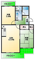 ハピネスIII 302 ｜ 静岡県静岡市駿河区下川原６丁目（賃貸マンション2LDK・3階・50.85㎡） その2