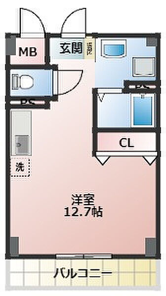 YM泉 302｜静岡県静岡市駿河区泉町(賃貸マンション1R・3階・31.50㎡)の写真 その2