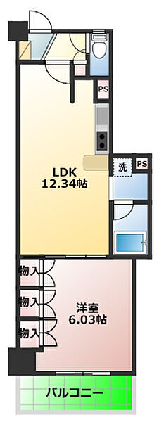 静岡馬渕エンブルコート 302｜静岡県静岡市駿河区馬渕３丁目(賃貸マンション1LDK・3階・41.30㎡)の写真 その2