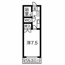 サンピュアK 105 ｜ 静岡県静岡市葵区瀬名川３丁目（賃貸アパート1K・1階・20.66㎡） その2