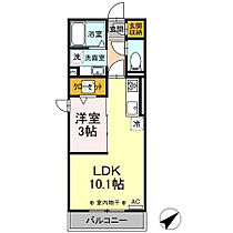 ADハイツ 102 ｜ 静岡県静岡市葵区沓谷２丁目（賃貸アパート1LDK・1階・33.61㎡） その2