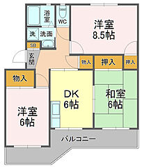 物件の間取り