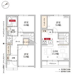 アクアルーチェ駒形 3LDKの間取図画像