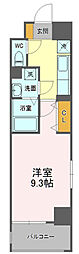 ZENITH 1Kの間取図画像