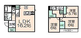 グランピア百草園 A ｜ 東京都日野市百草2005（賃貸テラスハウス3LDK・1階・86.11㎡） その2