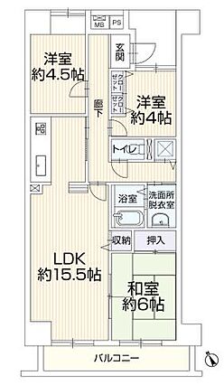 〜南向き3LD...
