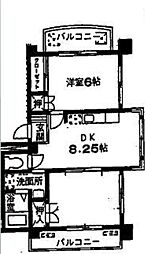 間取図画像 2DK