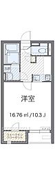 レオネクストフロレゾンA 1Kの間取図画像