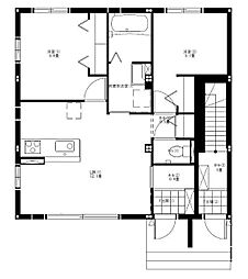 フォレスタ来耶摩 2LDKの間取図画像