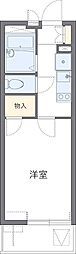 グランドコート 1Kの間取図画像