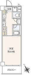 三沢NKマンション 1Kの間取図画像