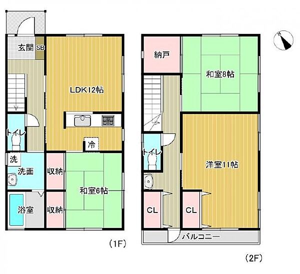 間取りを拡大表示