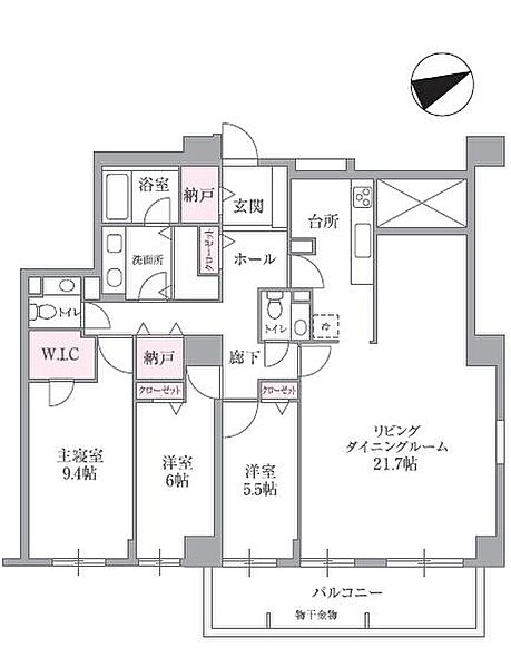 間取りを拡大表示