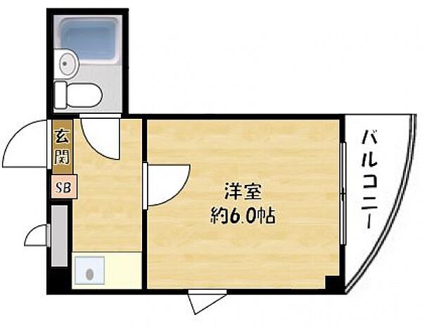 ロータリー門真 ｜大阪府門真市新橋町(賃貸マンション1R・4階・13.36㎡)の写真 その2