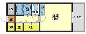 メルベーユ  ｜ 大阪府門真市常称寺町（賃貸アパート1R・2階・20.23㎡） その2