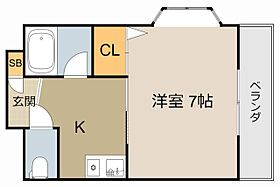 ウィスコＭ大和田  ｜ 大阪府門真市野里町（賃貸マンション1K・3階・20.06㎡） その2