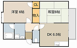 間取図画像 2DK