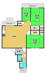 間取図画像 3LDK