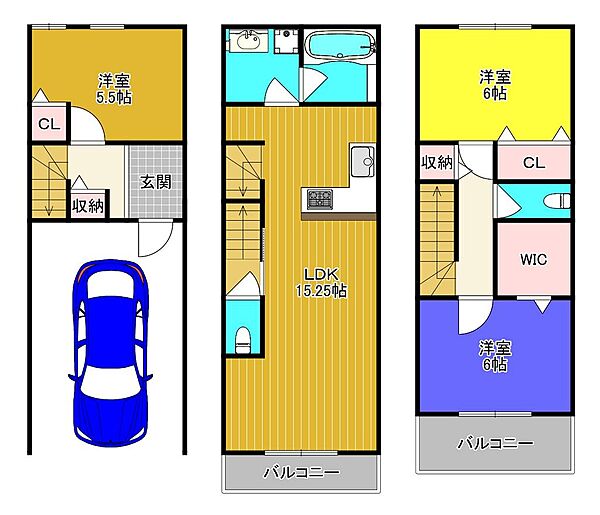 間取りを拡大表示