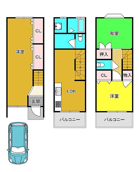 間取りを拡大表示