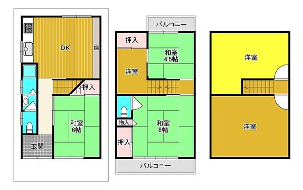間取りを拡大表示