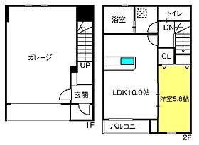 GR-TANA(α棟)  ｜ 埼玉県蓮田市藤ノ木4丁目28-1（賃貸テラスハウス1LDK・2階・74.20㎡） その2