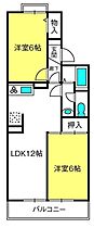 セジュールちづる  ｜ 埼玉県さいたま市見沼区春岡3丁目46-9（賃貸アパート2LDK・1階・50.09㎡） その2