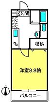 ウエストガーデンII  ｜ 埼玉県北足立郡伊奈町本町2丁目23（賃貸アパート1K・1階・26.08㎡） その2